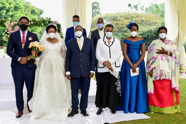 President Museveni Attends His Cousin’s Scientific Wedding
