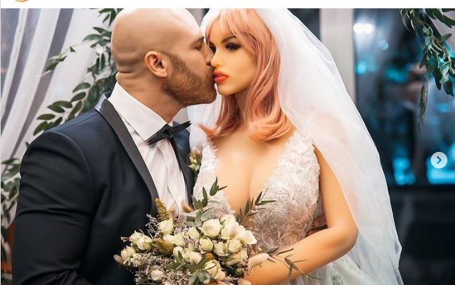 Bodybuilder Marries Life-Size Doll After Few Months Of Dating