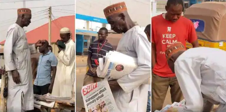 Vendor Says He Built His House And Educated His 15 Children From Selling Newspapers
