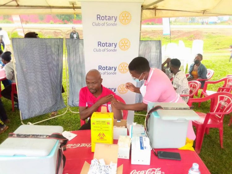 Rotary Uganda Joins Covid 19 Vaccination Drive