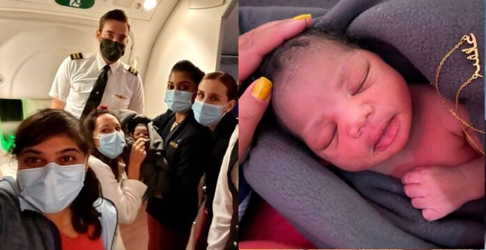 Ugandan Woman Surprisingly Delivers Healthy Baby On Plane
