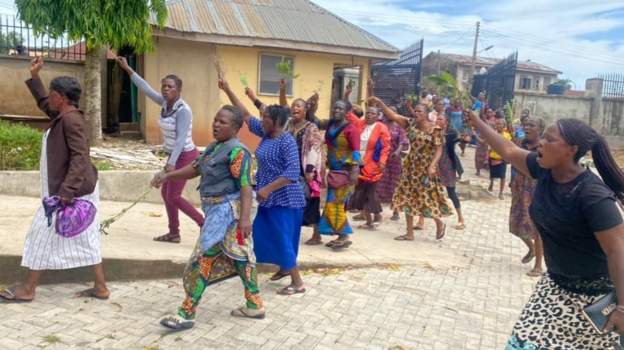 Nigerian Women Protest Against Church Killings In The Country