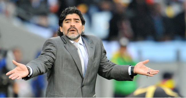 The Strange Selection Made By Diego Maradona In The 2010 FIFA World Cup