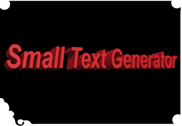 How Small Text Generator Works For Social media
