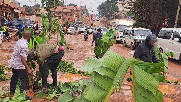 Bobi Wine's Ingenious Move Cultivating Hope n Kampala's Potholed Streets
