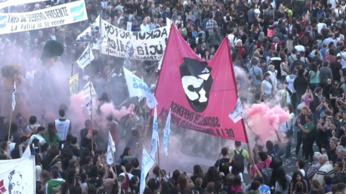Buenos Aires Under Fire As Police Clash With Protesters
