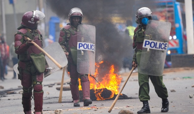 Kenyan Police Enforce Ban On Rallies In Nairobi Amidst Violent Protests
