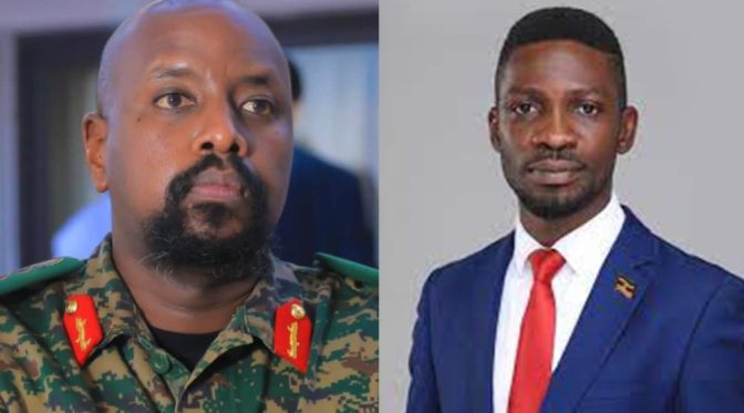 Muhoozi Kainerugaba Labels Bobi Wine Rebel Unfit For Presidency