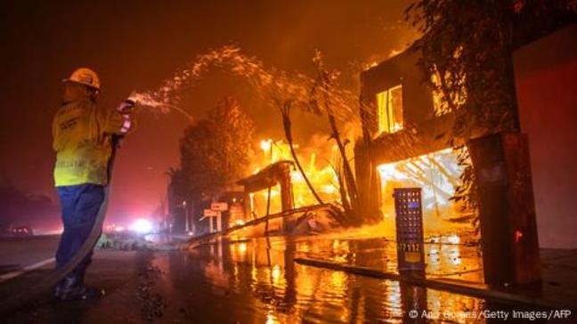 Thousands Of Acres On Fire In Los Angeles